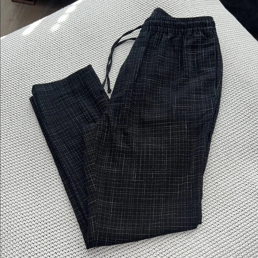 ASOS Black Checkered Chinos
